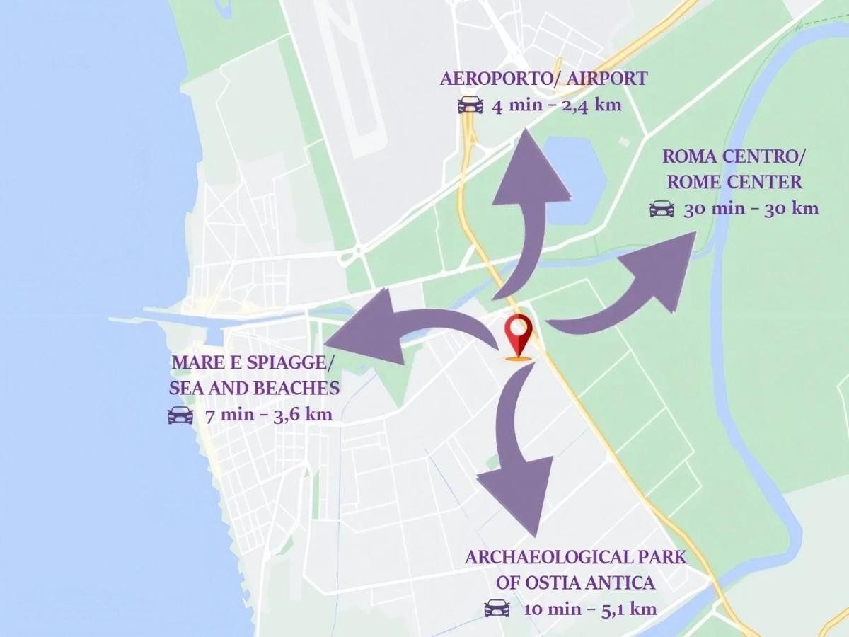 B&B L'Ulivo Fiumicino Luaran gambar